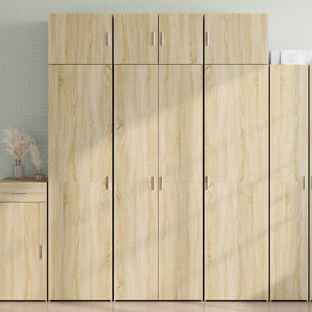vidaXL Armadietto Rovere Sonoma 70x42,5x225 cm in Legno Multistrato