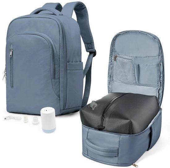 Zaino a vuoto per viaggiatori, borsa a vuoto con sistema di aspirazione per viaggi, zaino a vuoto per viaggi con pompa impermeabile