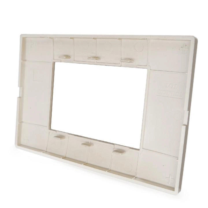 PLACCA 3F CHAMPAGNE MAPAM 6003-13 3P COMP V/PLANA Compatibile VIMAR PLANA