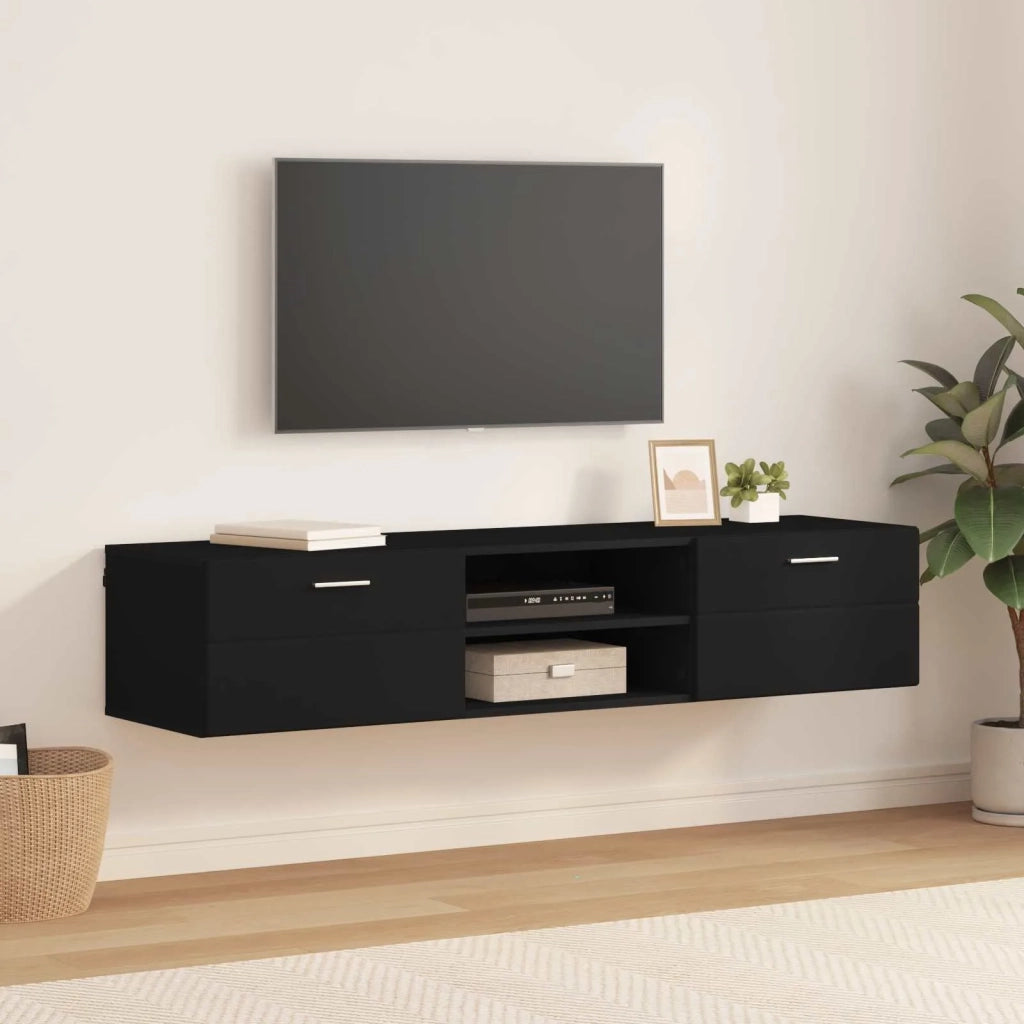 Armadio in Legno Nero 150 x 39 x 30 cm Legno multistrato 880232