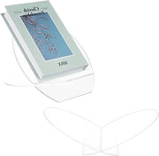 Supporto per Display in Acrilico - Libreria Aperta per Libri di Ricetta e Testi di Scuola - Display Multifunzionale per Libri - Elevatore per Lettura - Utilizzabile in Ufficio, Cucina e Camera da Letto