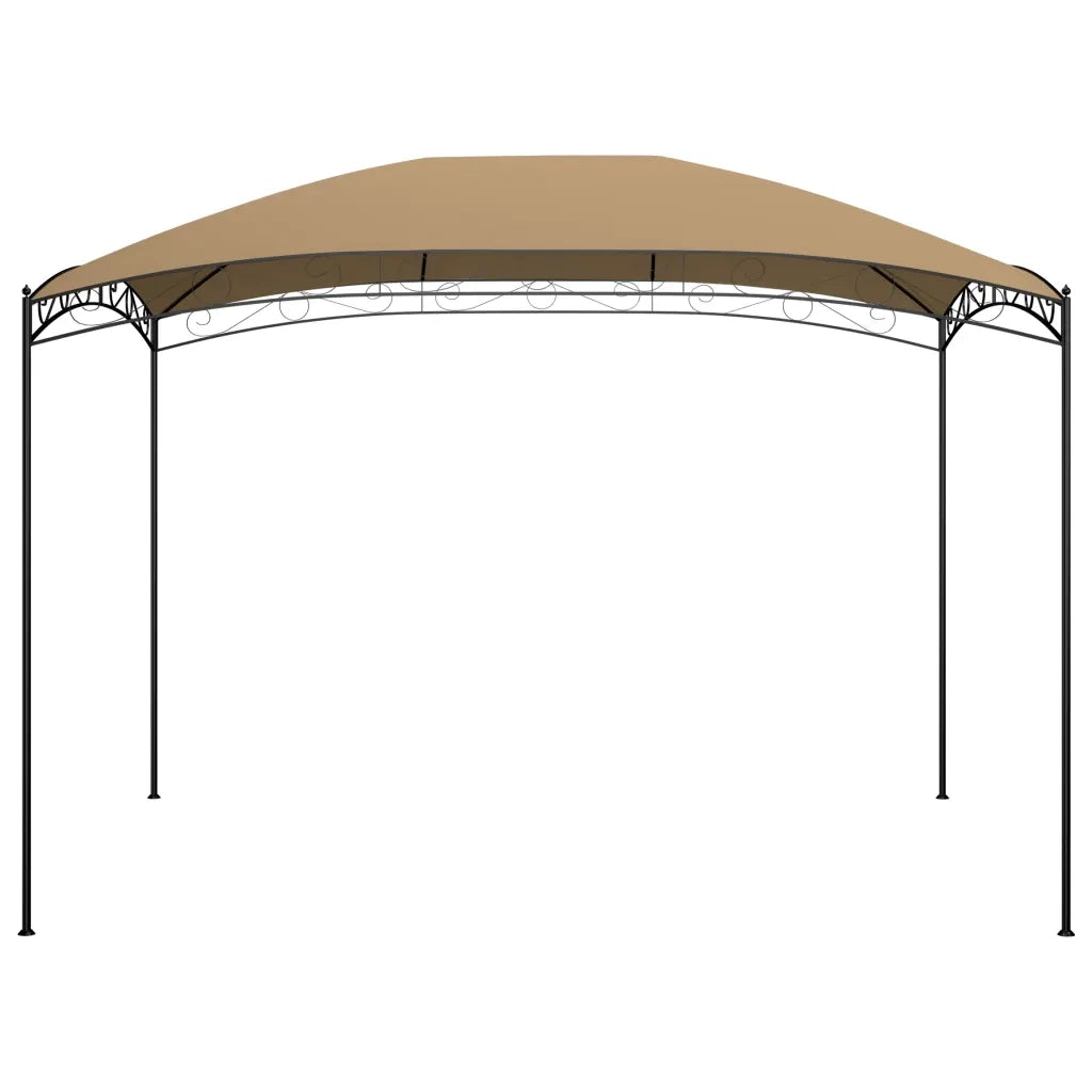 Gazebo | Pergolato 3x4x2,65 m Grigio Talpa 180 g/m2
