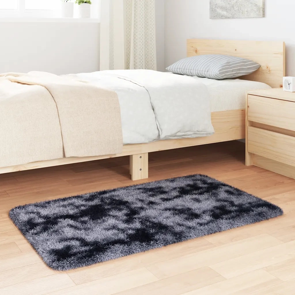 Tappeto del soggiorno | Tappeto Shaggy a Pelo Lungo NAVARRA Grigio Scuro 60x100 cm
