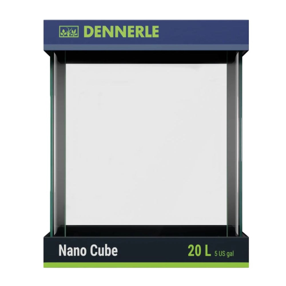 Dennerle Nano Cube 20L - Mini acquario con vetro panoramico cm25x25x30h