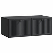 Mobile Porta TV da Muro Nero 78,5 x 41 x 30 cm 898006