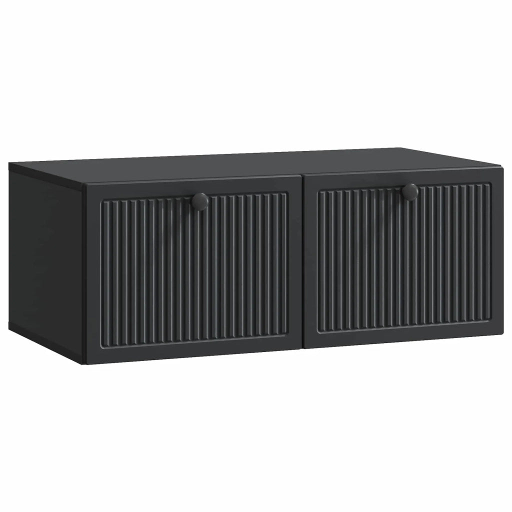 Mobile Porta TV da Muro Nero 78,5 x 41 x 30 cm 898006