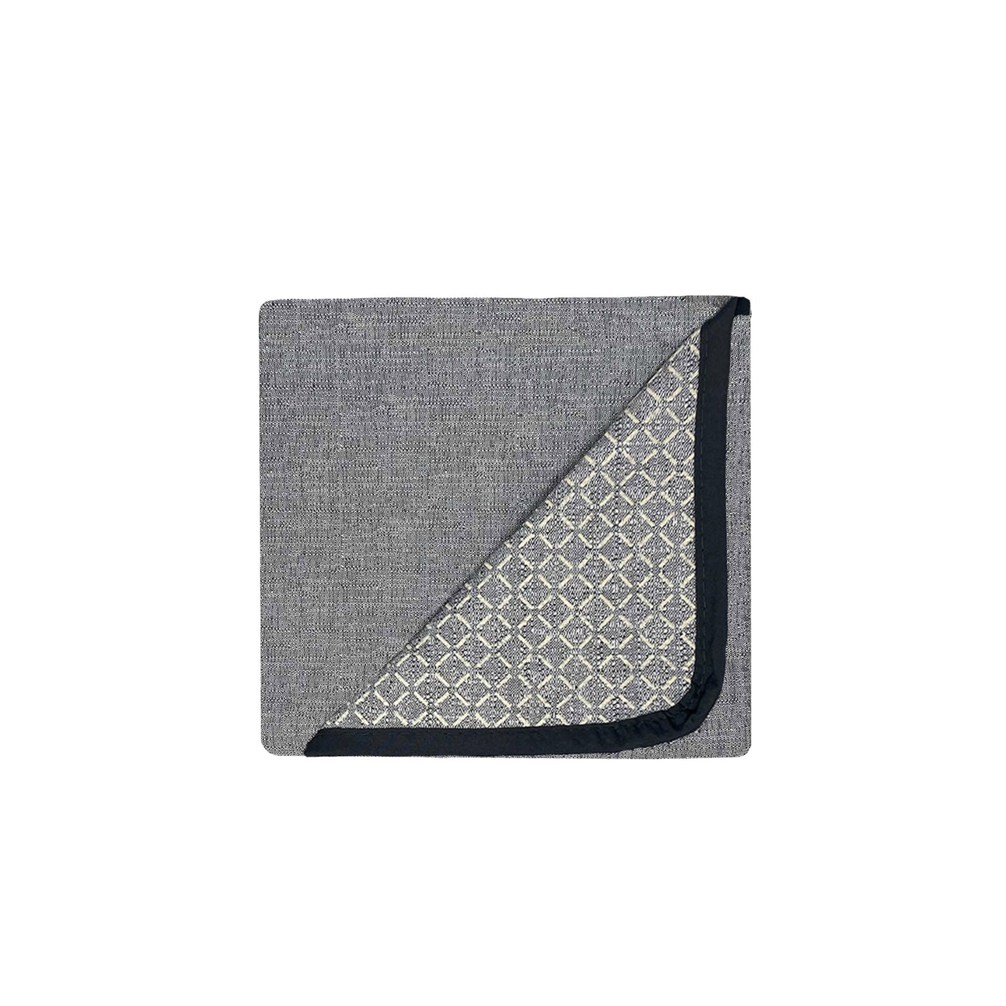 Copridivano con Copri Braccioli Seduta 60 cm in Poliestere Grigio Scuro