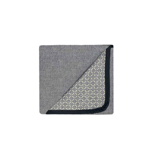 Copridivano con Copri Braccioli Seduta 60 cm in Poliestere Grigio Scuro