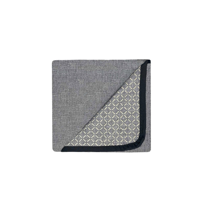 Copridivano con Copri Braccioli Seduta 60 cm in Poliestere Grigio Scuro