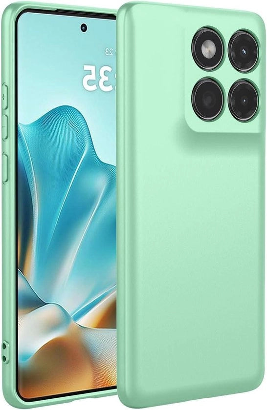 Ultradun Hoesje Plus per Motorola Moto G86 - Resistent allo Shock - Pellegrato - Verde Chlorotico