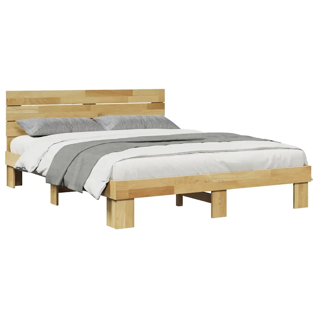 Struttura Letto con Testiera Senza Materasso 135x190 cm 3315728