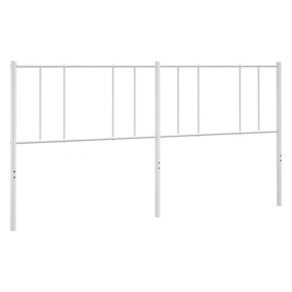 Testiera in Metallo-Testiera in Ferro-Testata Bianco 193 cm 469478