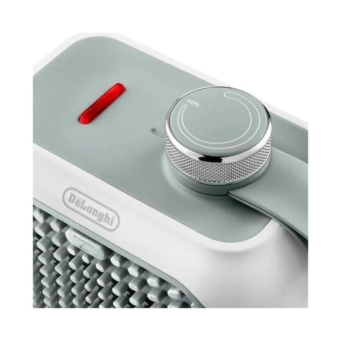 De’Longhi HFX10B03.GR stufetta elettrica Interno Grigio, Bianco 350 W Riscaldatore ambiente elettrico con ventilatore