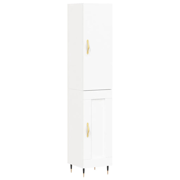 Credenza Bianca 34,5x34x180 cm in Legno Multistrato 3199089