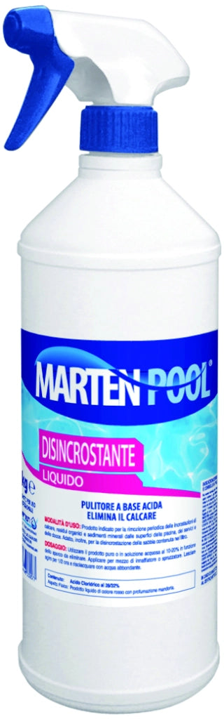 DISINCROSTANTE LIQUIDO CON SPRUZZINO  kg. 1 12.00 pz