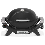 Weber Q1100N, Barbecue da Tavolo GPL, Nero e Grigio, 2930W, Portatile, con Griglia in Ghisa