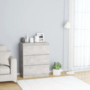 Credenza Grigio Cemento 60x35x76 cm in Legno Multistrato 801386