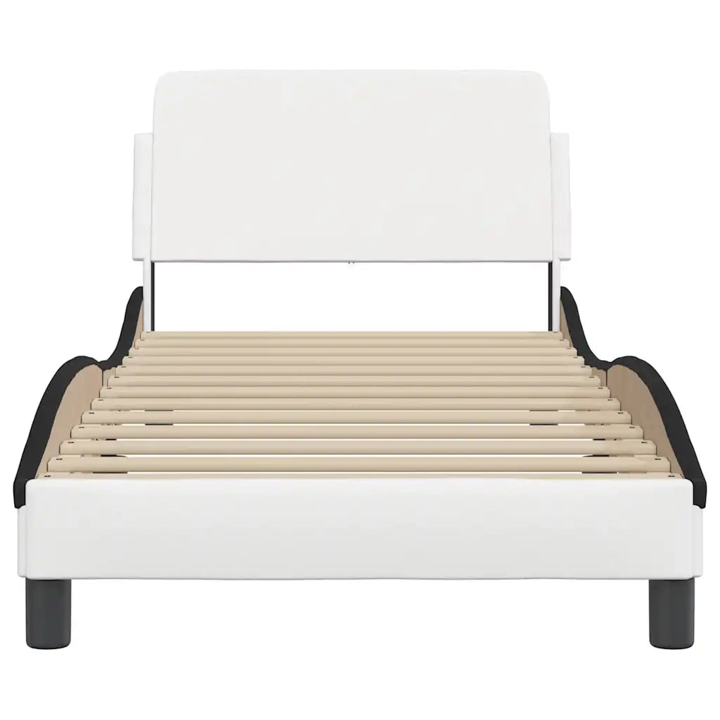 Giroletto Dover Bianco e Nero 90x200 cm in Similpelle 373124