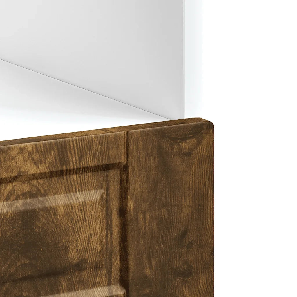 Pensile da cucina | Armadio per Forno Porto Rovere Fumo in Legno Multistrato