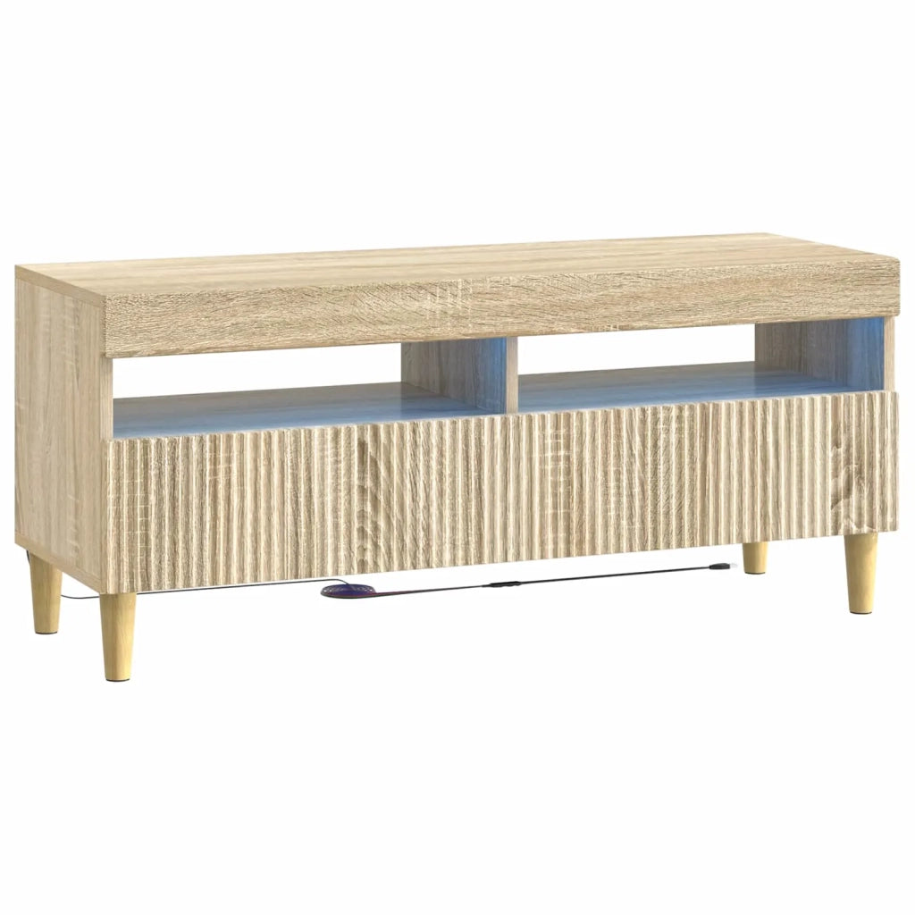 Mobile TV LED a 5 pezzi Rovere Sonoma Legno ingegnerizzato 3416596