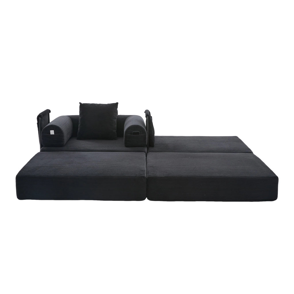 Sedia a compressione con sgabello - Zephmum- Telaio in metallo stabile, design ergonomico, imbottitura spessa