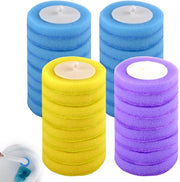 Set di Spazzole per il Water, 32 pezzi - Capociglia in Spongia Riciclabile - Spazzole per il Water Navighi - Pulizia con Profumi di Mare, Limone e Lavanda - Lotta contro i Batteri e i Profumi - Disinfettante per il Water