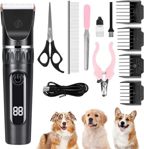 Tondeuse per cani - Trimmer per cani - Tondeuse per peli spessi - Tondeuse per animali - Tondeuse per cani per trimmer