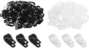 Set di cavi in gomma per gestione cavi, 16 mm, confezione da 200 pezzi