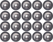 Schiacciafissi 125 mm - 20 Pezzi - Schiacciafissi Professionale - Progettazione Ultra Sottile - Per Serrande a Viti - Finitura Finissima - Schiacciafissi con Lame
