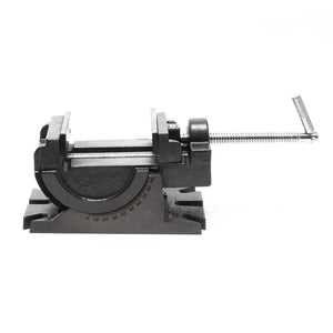 Morsa meccanica di precisione Larghezza ganasce 100 mm Orientabile verticalmente