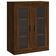 Armadietto a Muro | Mobile a Parete Rovere Marrone 69,5x34x90 cm