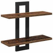 Scaffali flottanti Legno antico 40 x 15 x 40 cm 8012418