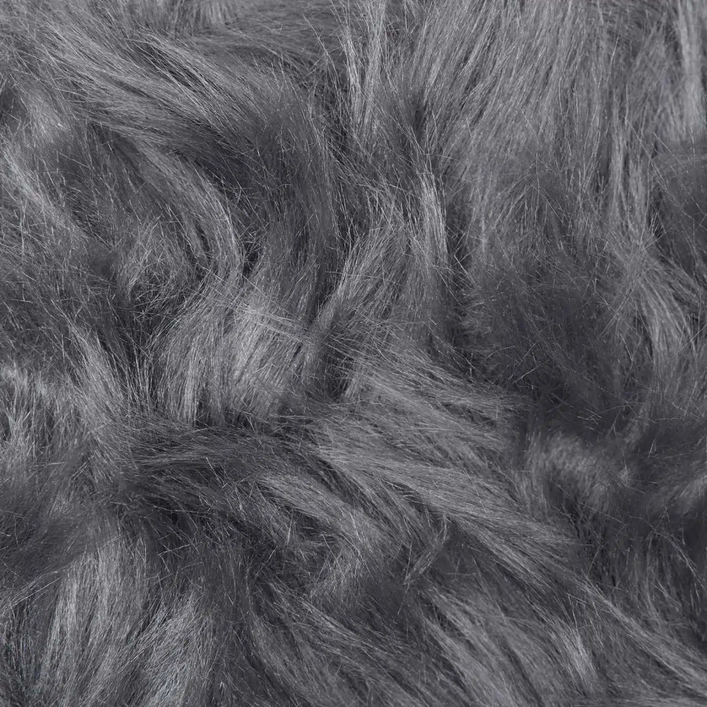 Tappeto in finta TAFALLA Antracite 240 x 240 cm Poliestere 42021600