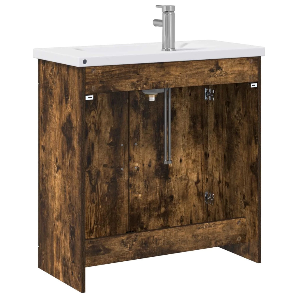 Set di mobili per il bagno Rovere Fumo 81 x 40 x 84,5 cm 3404362