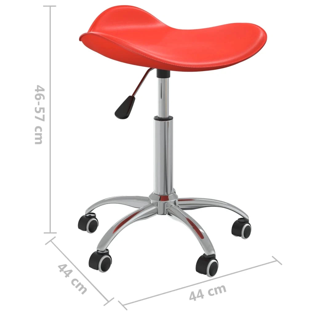 Sedia da ufficio/sedia da studio/poltrona/sedia per computer in similpelle rossa 02_0024062