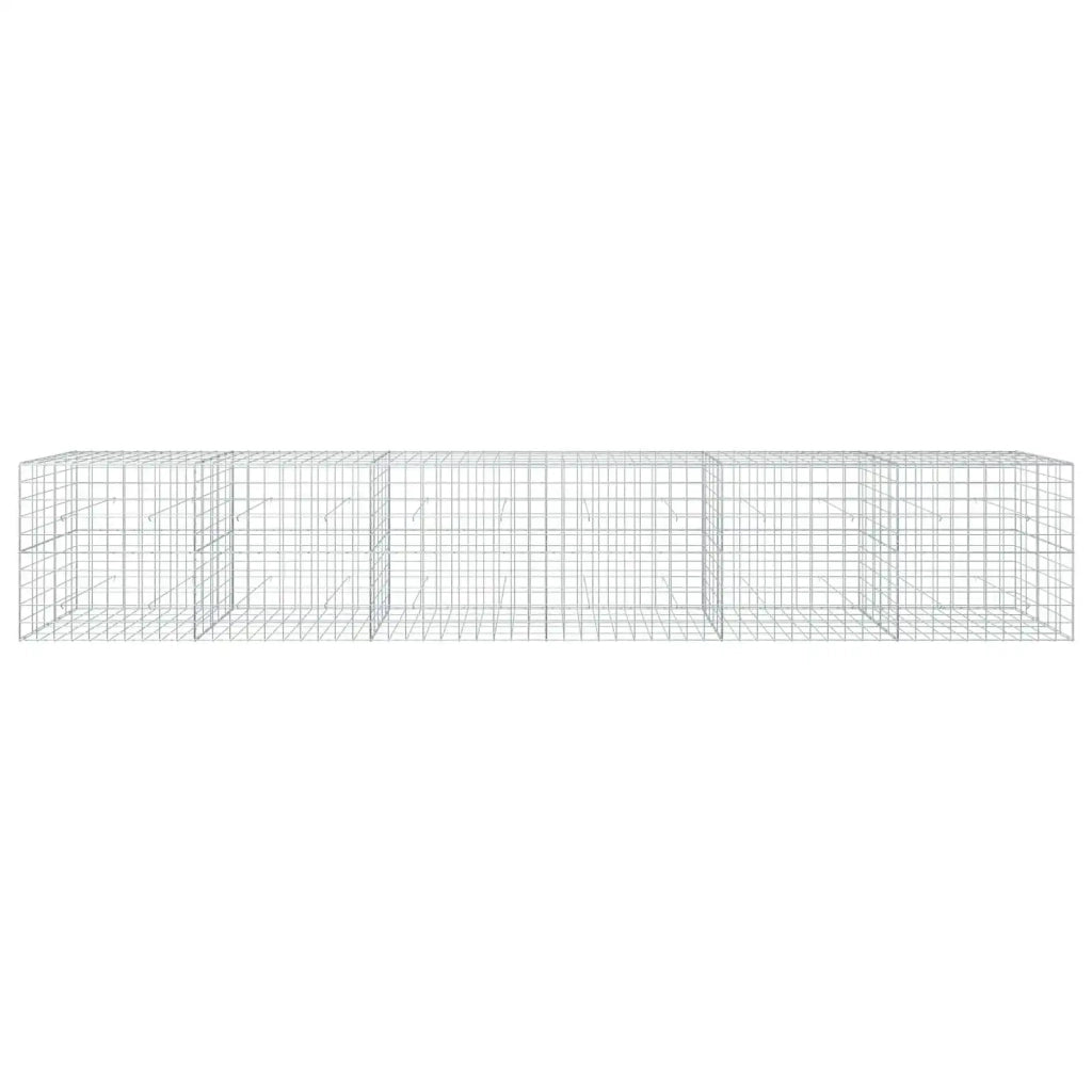 Gabione con Filo da 5 mm e Rete da 10x10 cm 600x50x100 cm 3465222