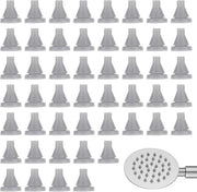 Douchekop in silicone - sproeigetto universale - 50 pezzi - grigio