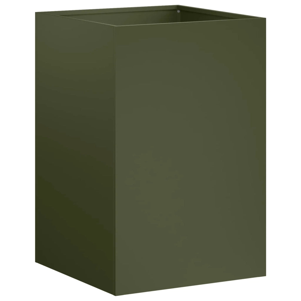 Vaso da giardino Verde Oliva 40 x 40 x 60 cm 8005879