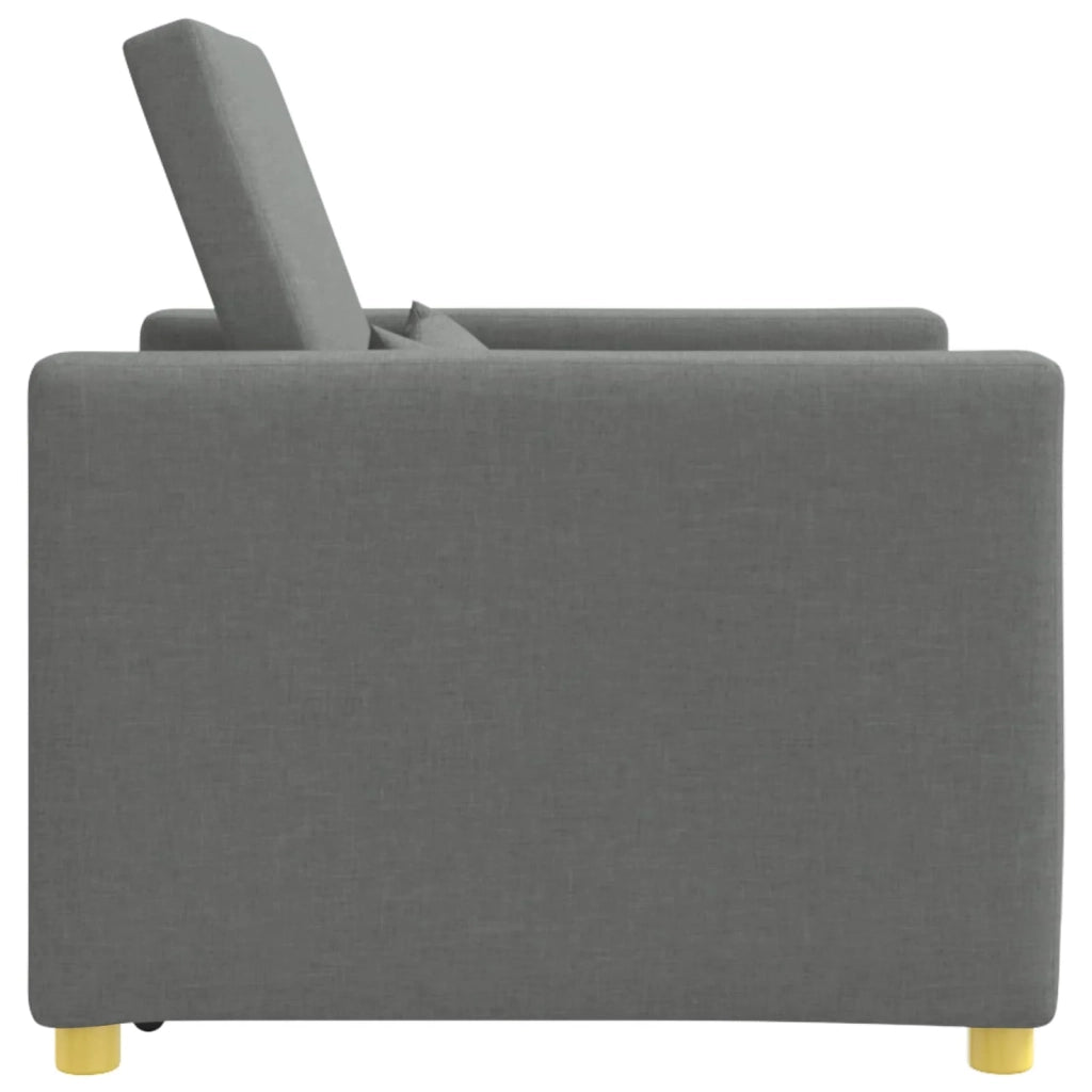 Divano letto estraibile singolo Grigio scuro 90 x 165 x 87 cm 42002685