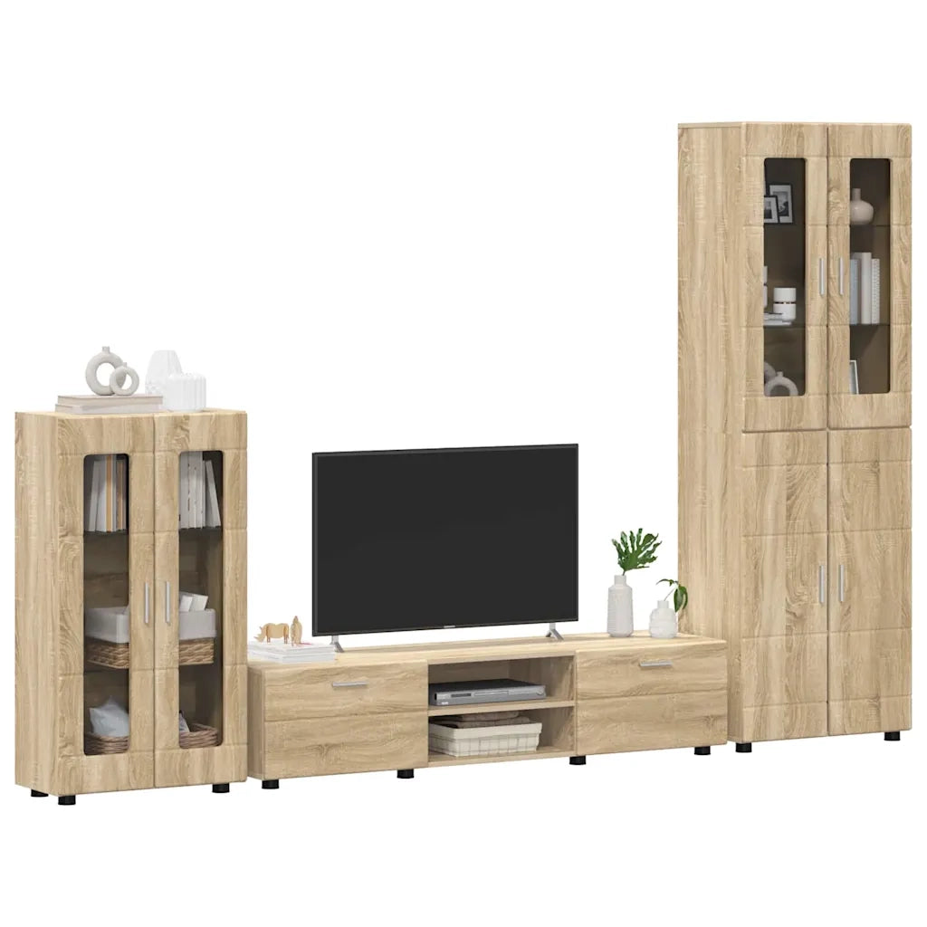 Set mobile TV FLORIN 3 pcs Rovere Sonoma Legno multistrato 3397976