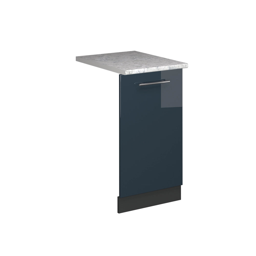 Vicco Pannello frontale della lavastoviglie Blu scuro lucido 45 cm , PL Marmo