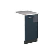 Vicco Pannello frontale della lavastoviglie Blu scuro lucido 45 cm , PL Marmo