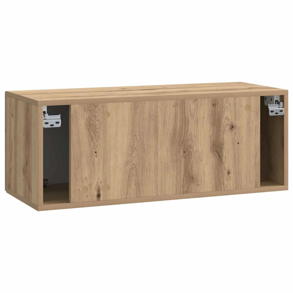 Mobile Porta TV da Muro Rovere Artigianale 78,5 x 31 x 30 cm