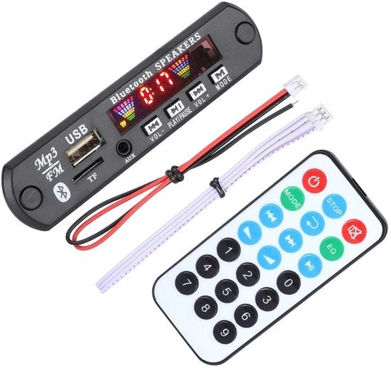 Decoder di Audio MP3 con Supporto Bluetooth USB AUX TF Radio - MP3 WMA WAV FLAC APE Senza Perdita di Qualità.