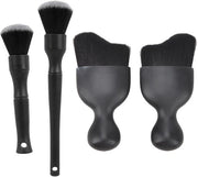 Set di spazzole per pulizia auto, 4 pezzi, set di spazzole per pulizia interno auto, spazzola per pulizia interno auto, set di spazzole per pulizia auto, per pulire auto-interior, tastiere, console.