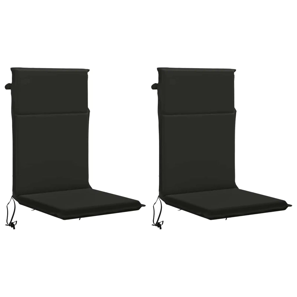 Cuscini Bhair Alto Schienale in 2 Pezzi GEMERT 2 pz Nero 945732