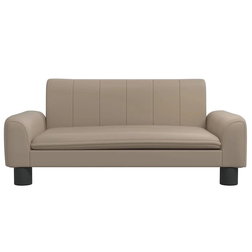 Lettino per Cani Cappuccino 70x45x30 cm in Similpelle 171867