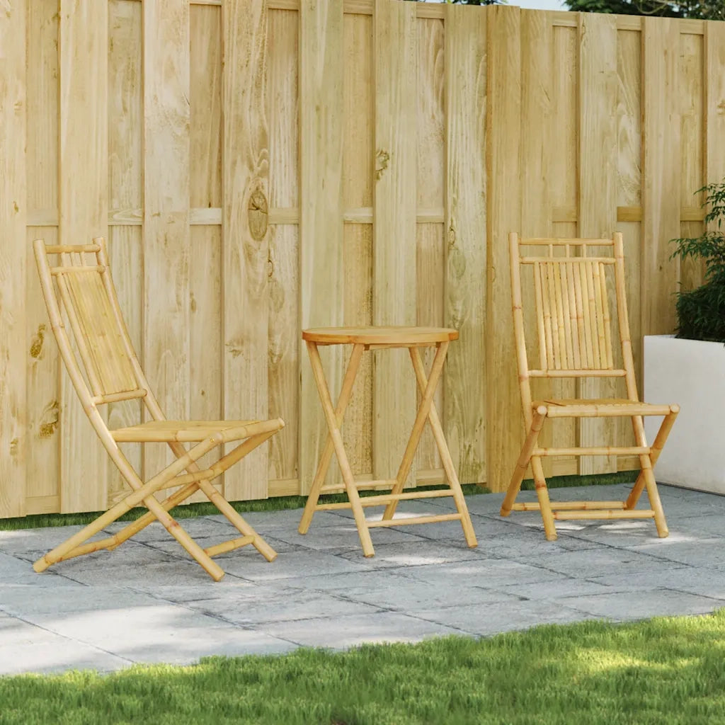 Set da Bistr¨° 3 pz | Set Salotto da Giardino in Bamb¨´