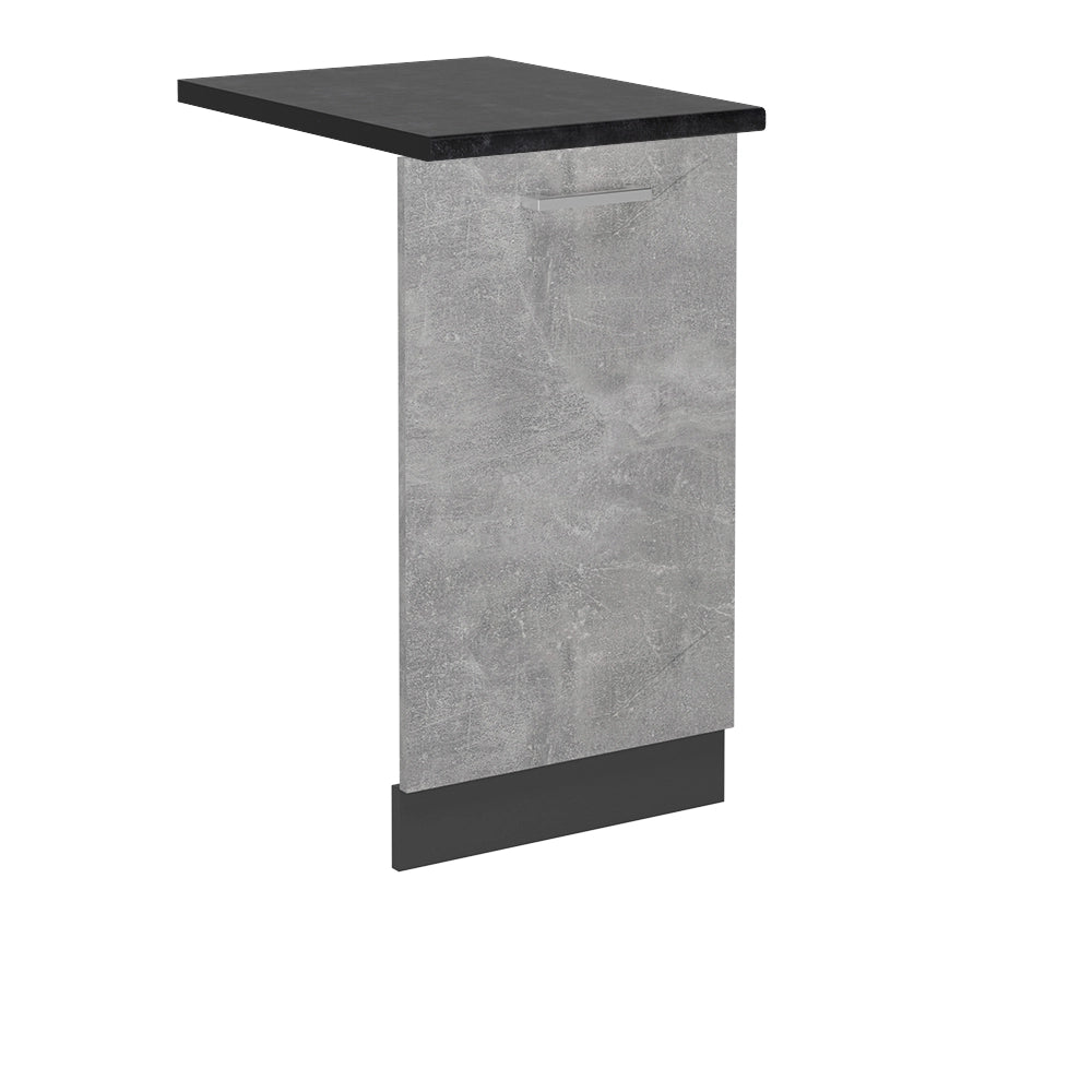 Vicco Coperchio per lavastoviglie Calcestruzzo 45 cm , PL Antracite