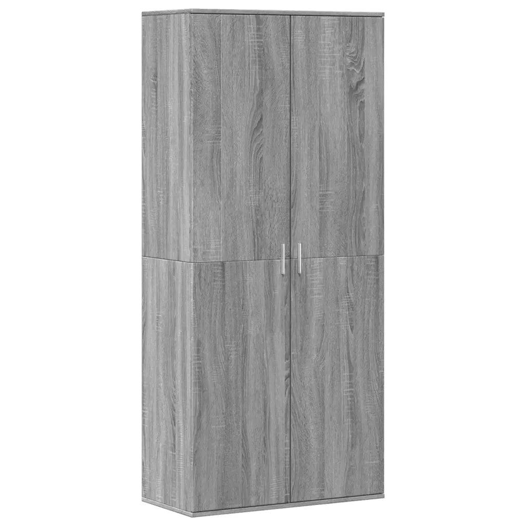 Scarpiera | Mobile per scarpe Grigio Sonoma 80x39x178 cm in Legno Multistrato